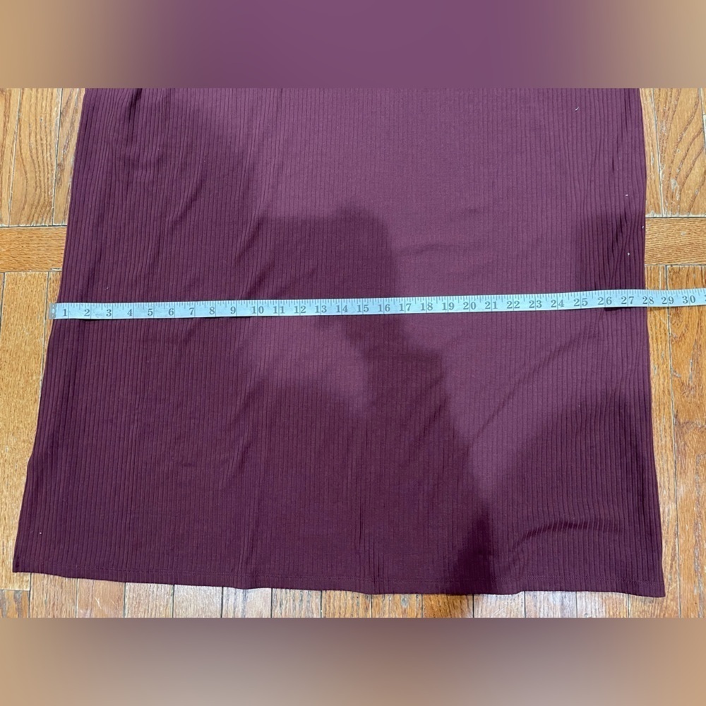 Terra & Sky Long Sleeve Burgundy Dress - Picture 4 of 11